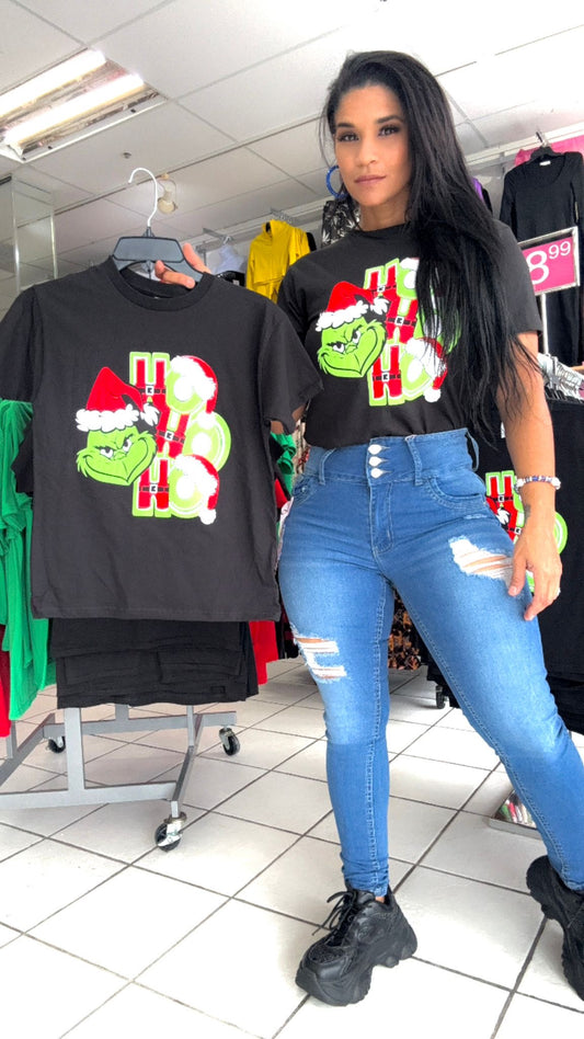 Camisa navidad grinch ho ho ho