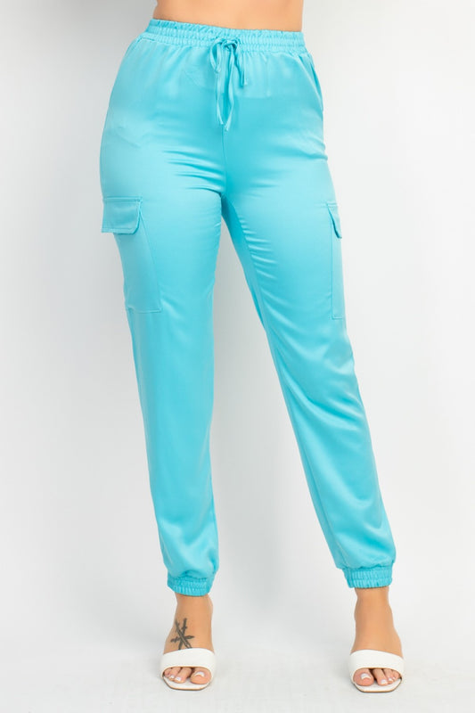 Pantalón jogger cargo neon rosa/ naranja/ azul