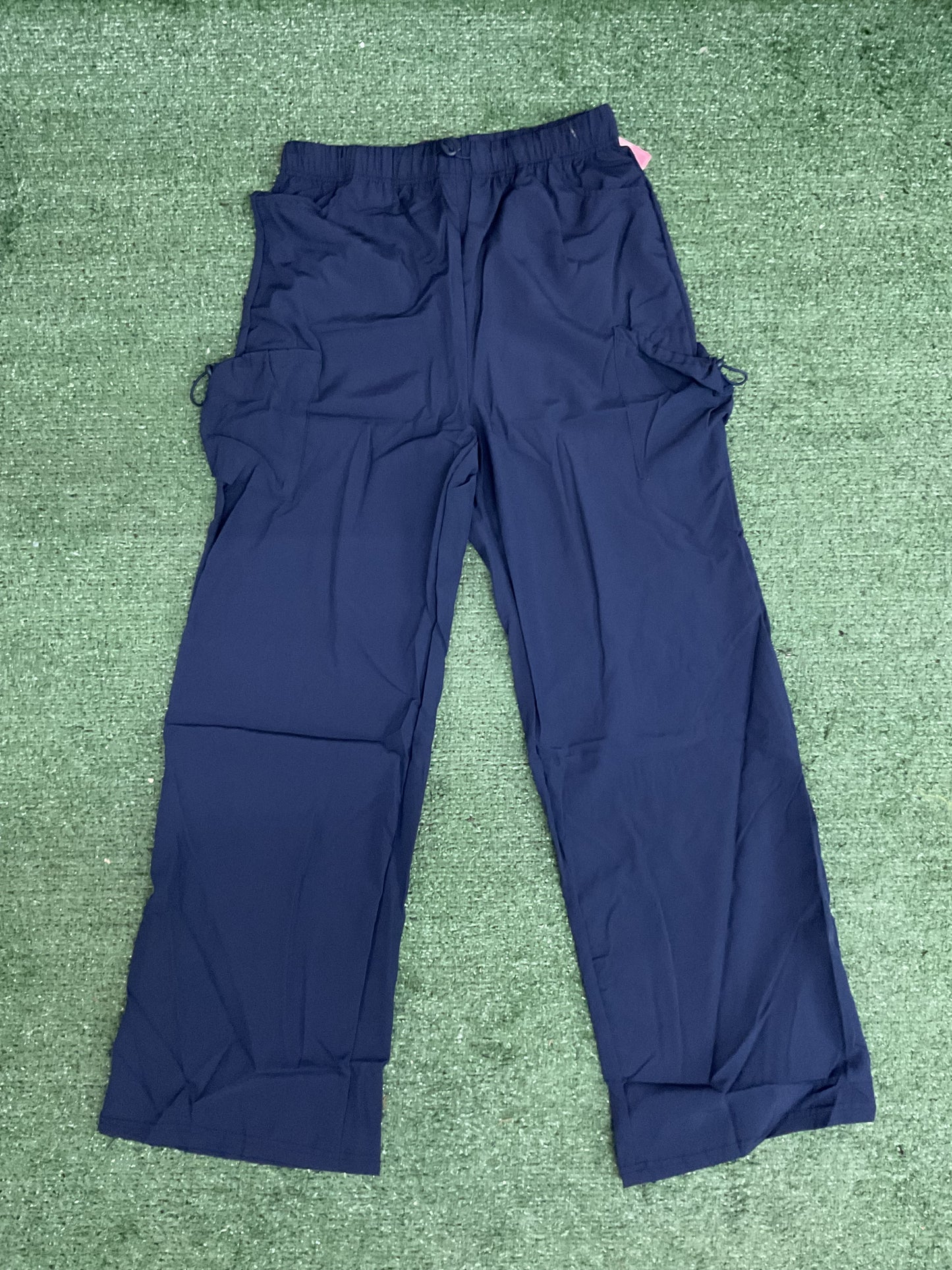 Pantalón cargo cintura elástica khaki/gris/negro/verde/navy