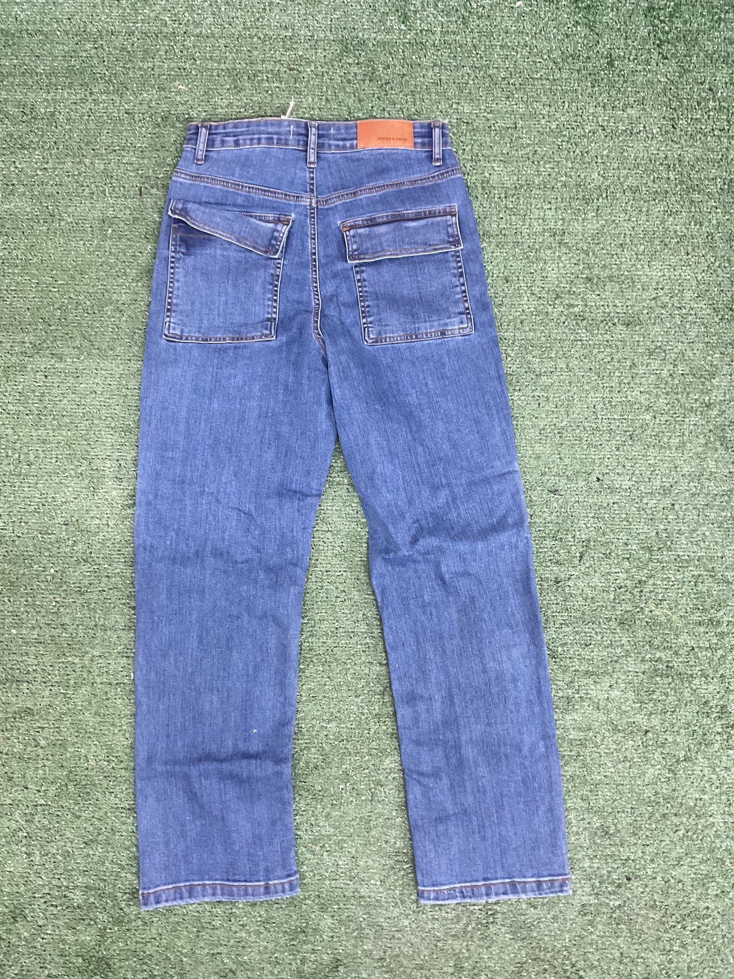 Cargo mahón denim/ rosa vc