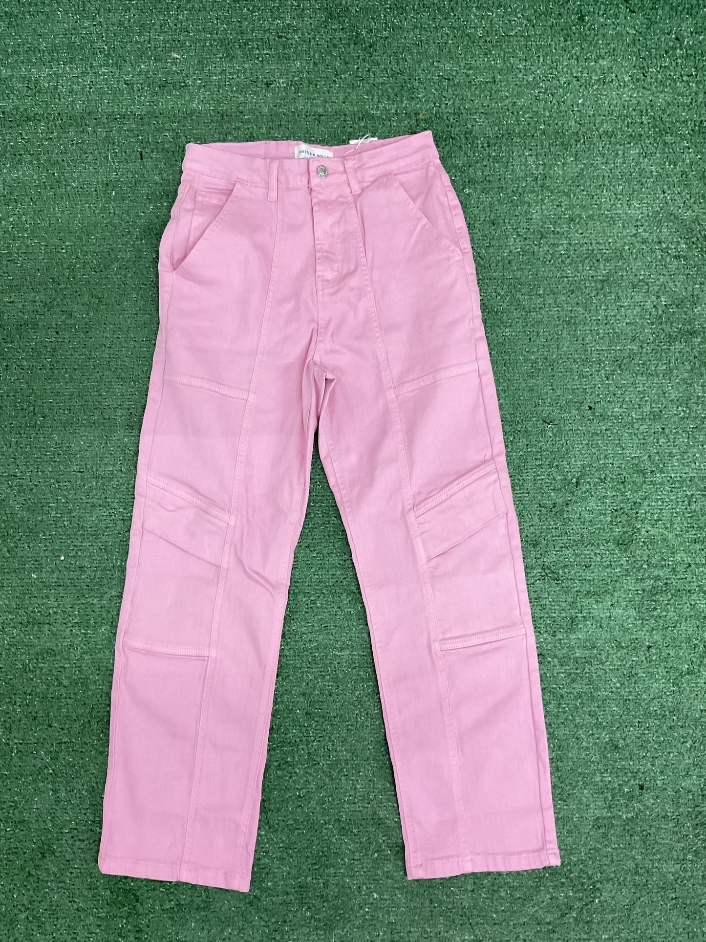 Cargo mahón denim/ rosa vc