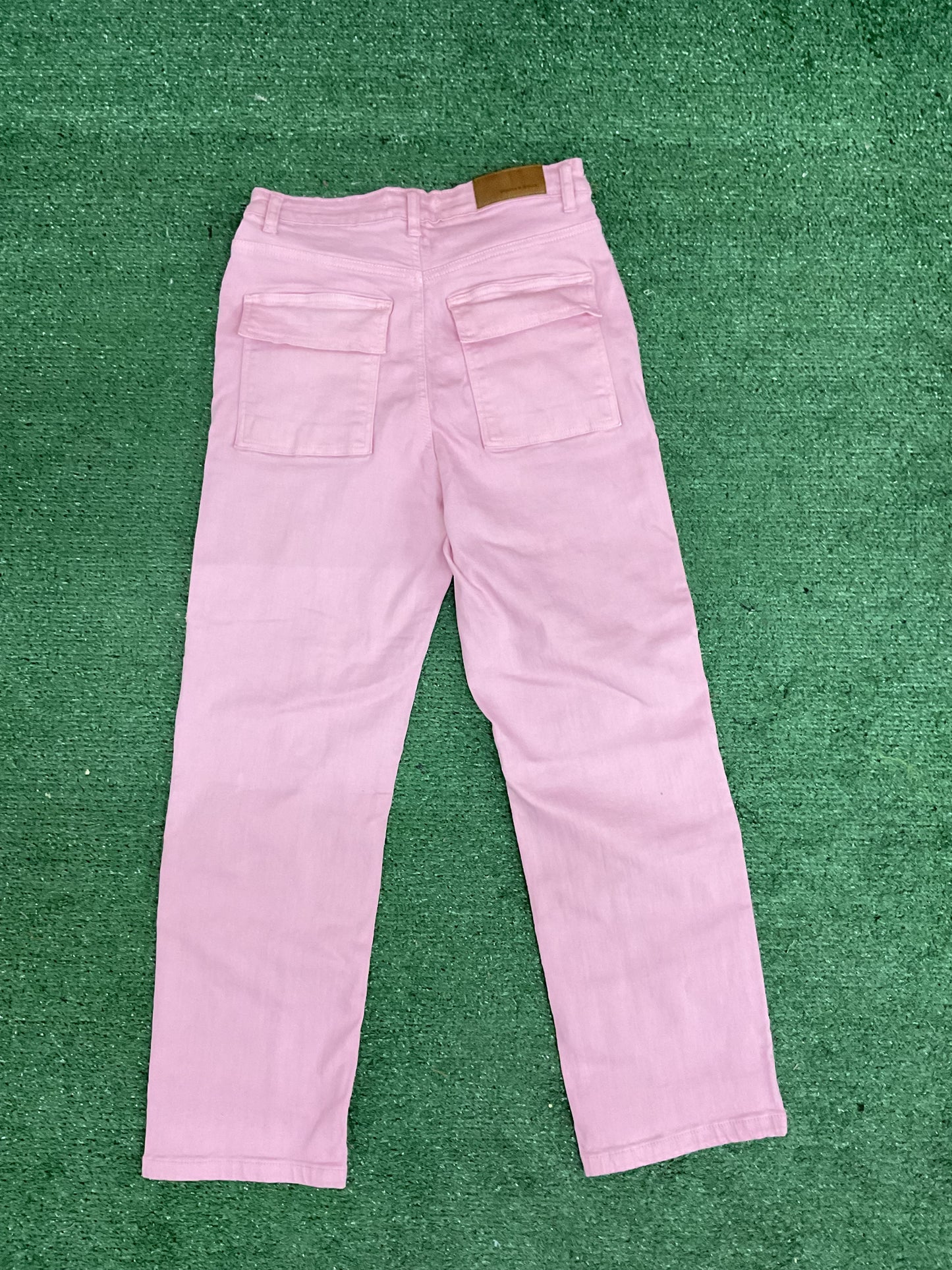 Cargo mahón denim/ rosa vc