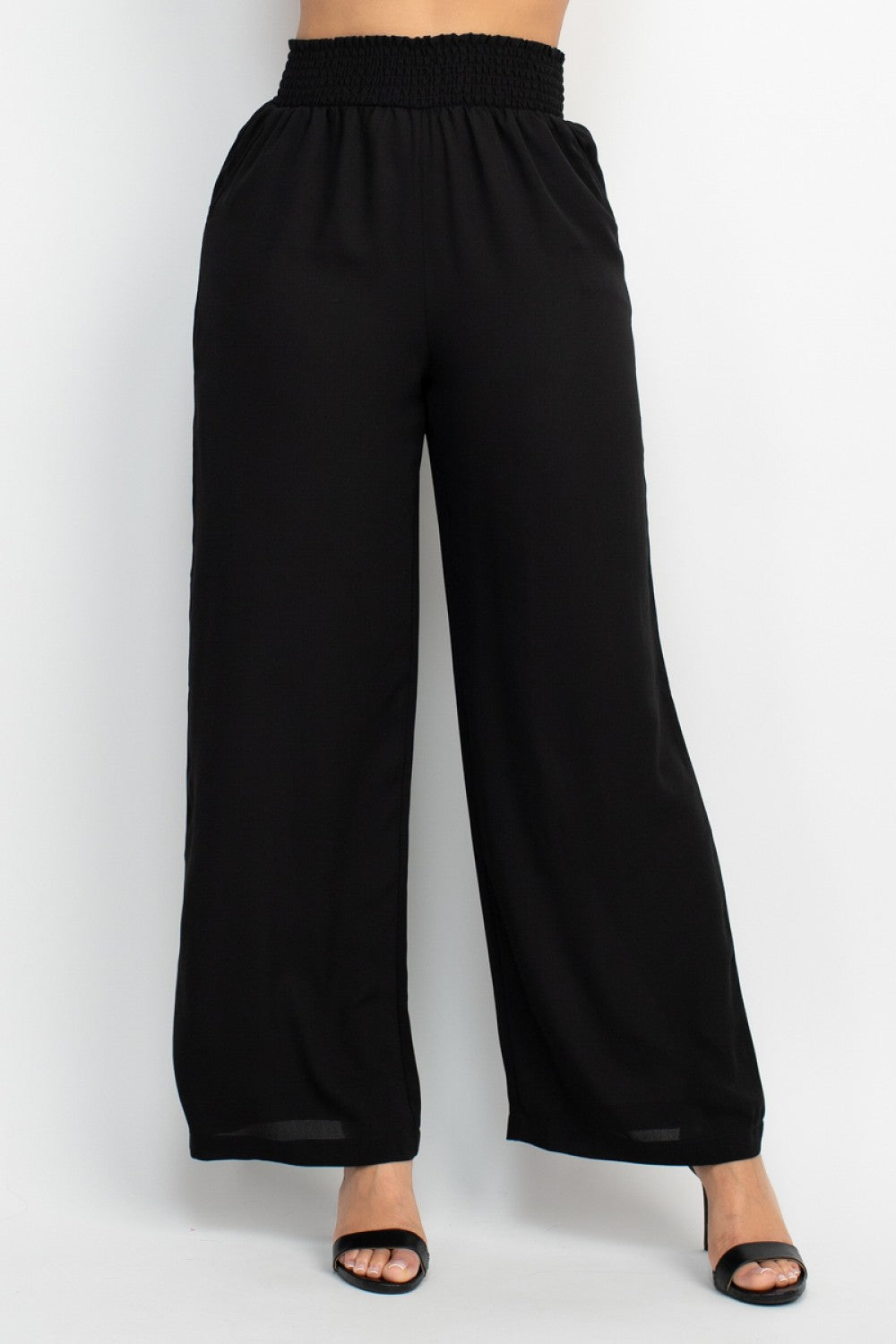 Palazo wide leg negro