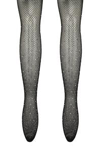 Medias mallas rhinestones negro/ nude/ blanco