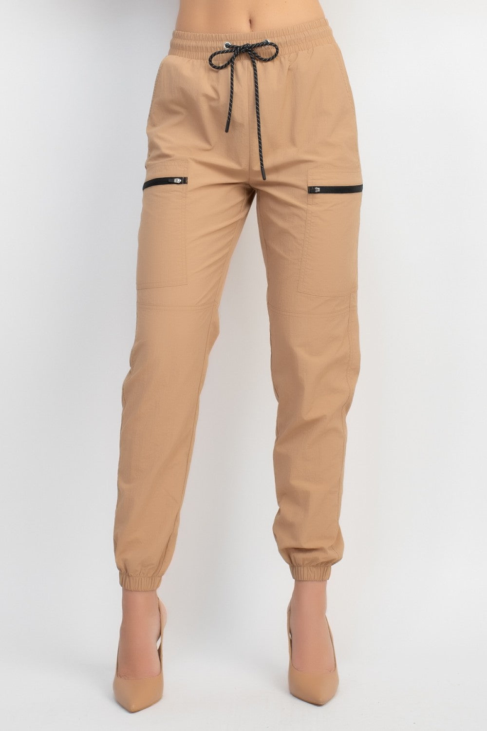 Jogger Nylon negro/ khaki/ crema/ olive